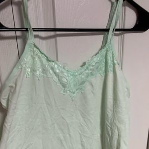 Light green stretchy cami